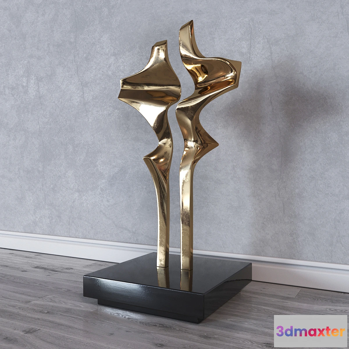 1450924 - Joseph Burlini Sculpture Flight Figure 3D Max