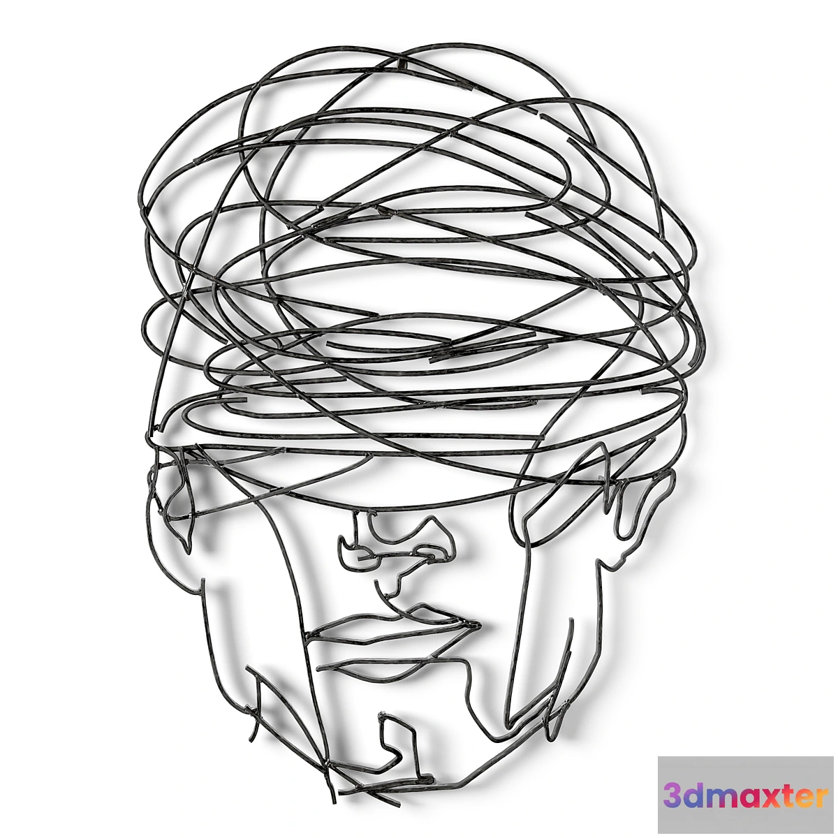 1452274 - Metal Large Original Abstract Wall Art Sculpture 3D Max