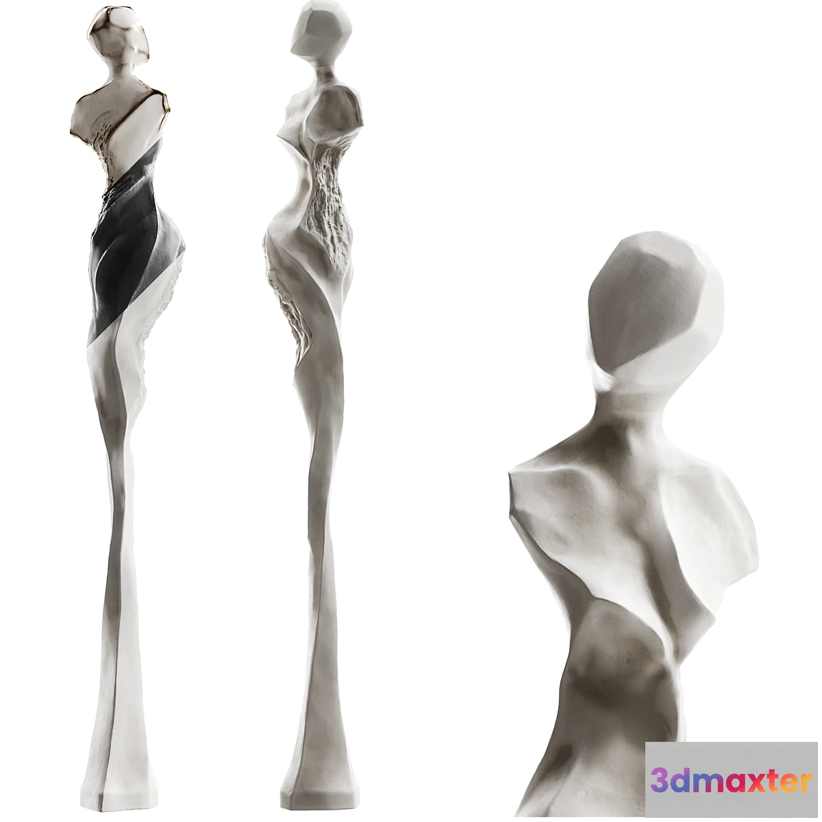 1461710 - Sculpture Abstract human 02 3D Max