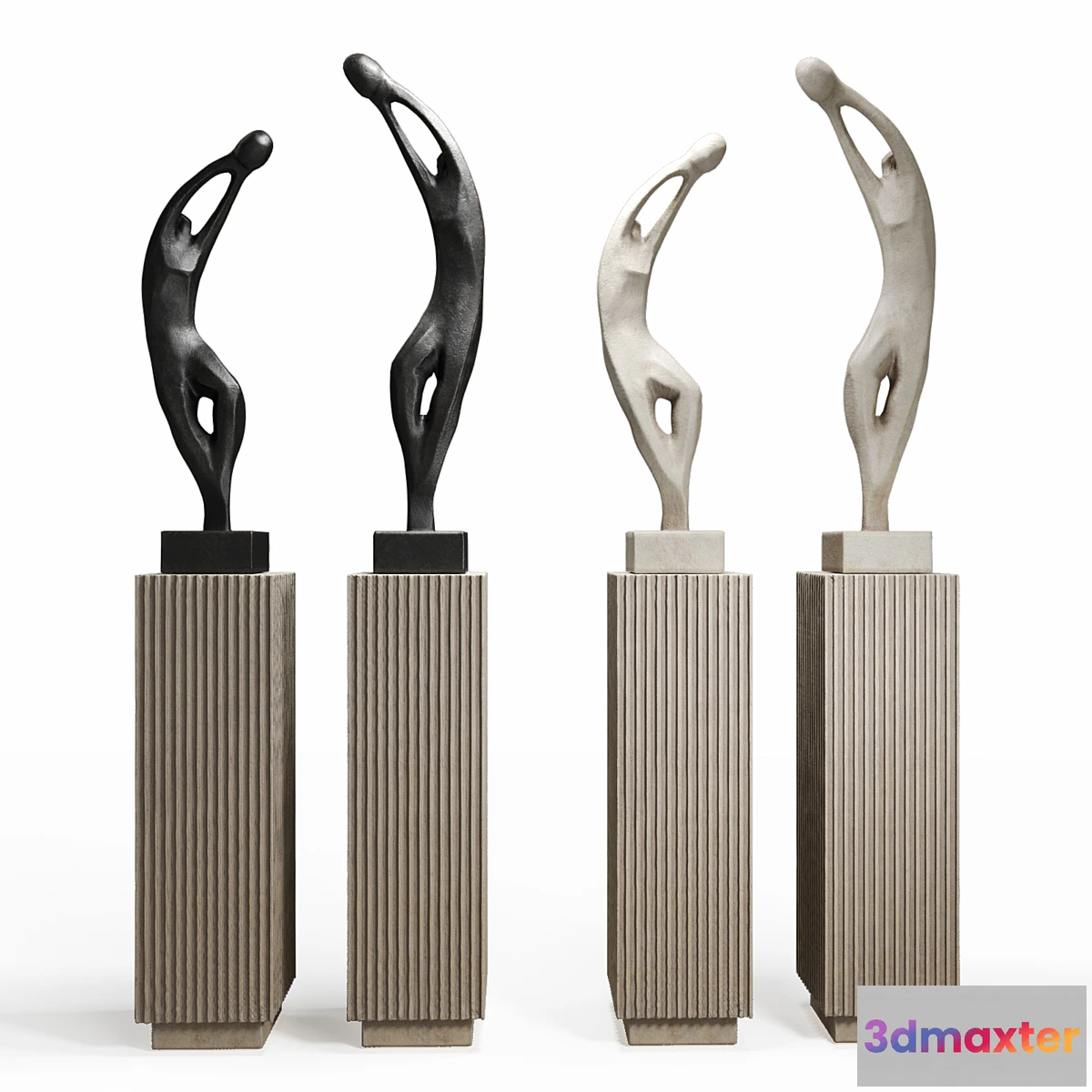 1466640 - Playing figure sculpture 3D Max