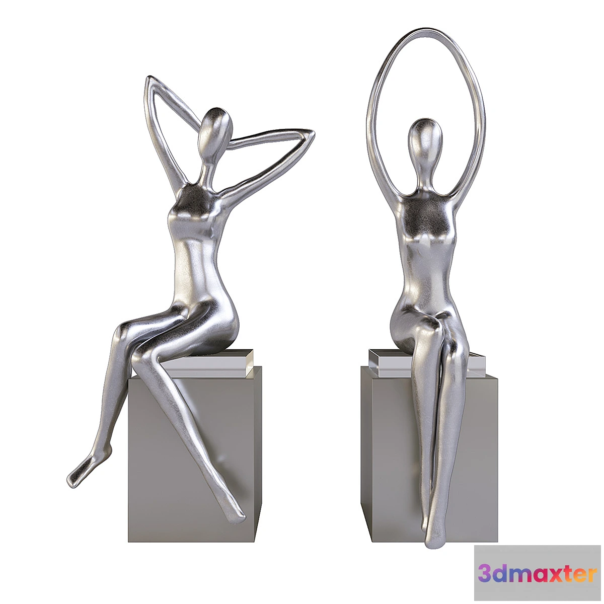 1470312 - Jaylene Figurines S _ 2 Uttermost 3D Max