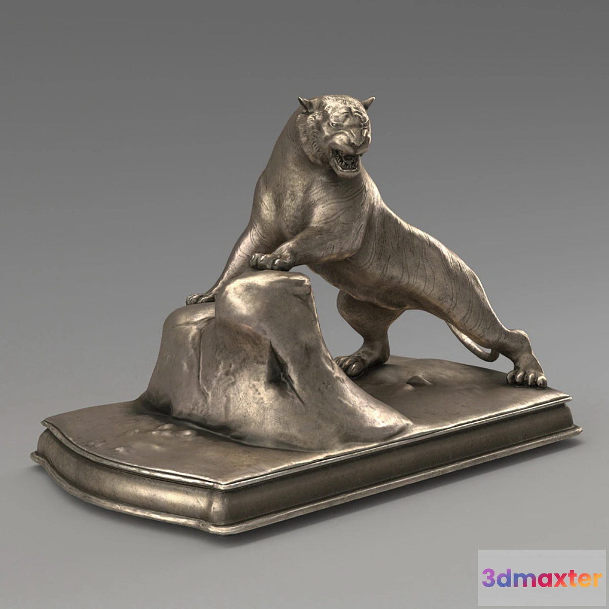 1477852 - Bronze tiger 3D Max