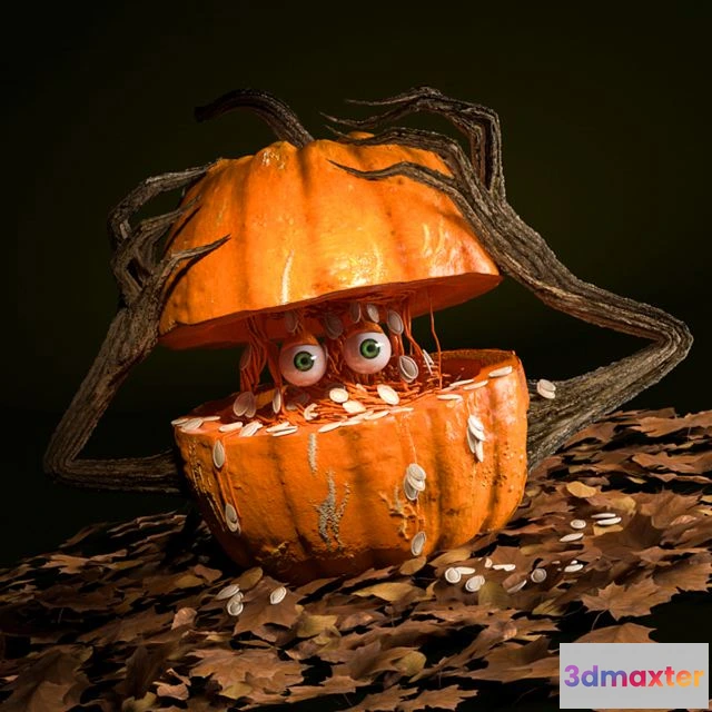 1538732 - Pumpkin Monster 3D Max