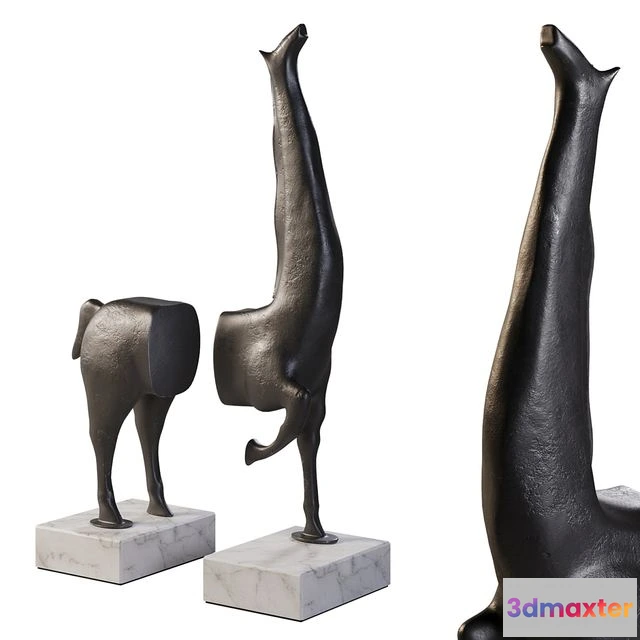 1539185 - Giraffe sculpture 1 3D Max