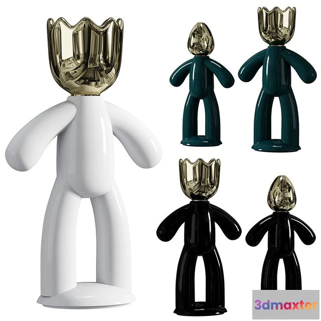 1540063 - Father Son White Decor 3D Max