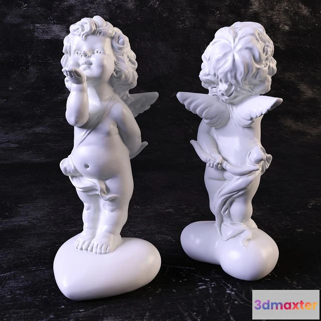 1542739 - Figurine Angel Cupid -1 3D Max