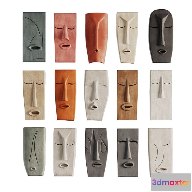 1545025 - Wall Decor Mask 3D Max