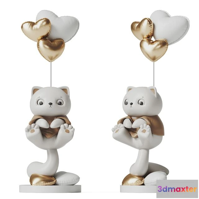 1548397 - Cat and Balloons 3D Max