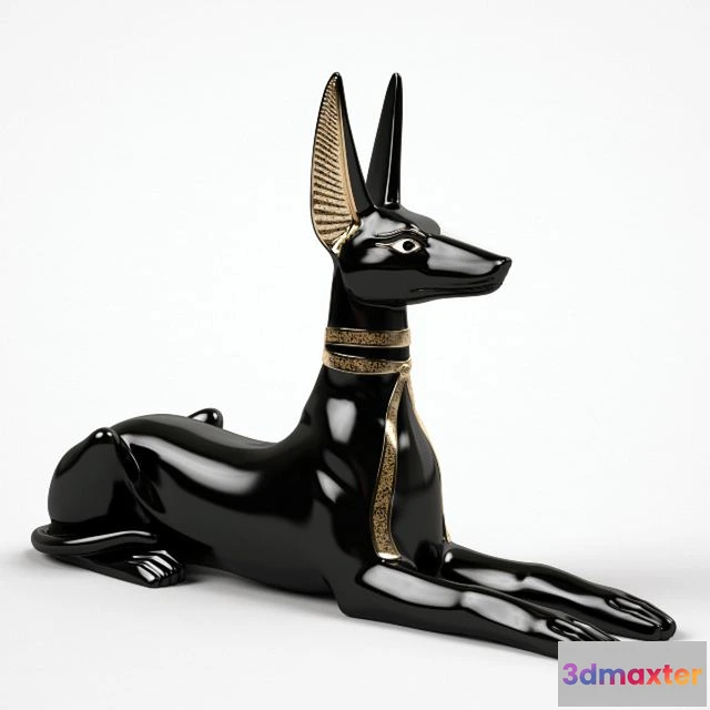 1553405 - Lladro Anubis 3D Max