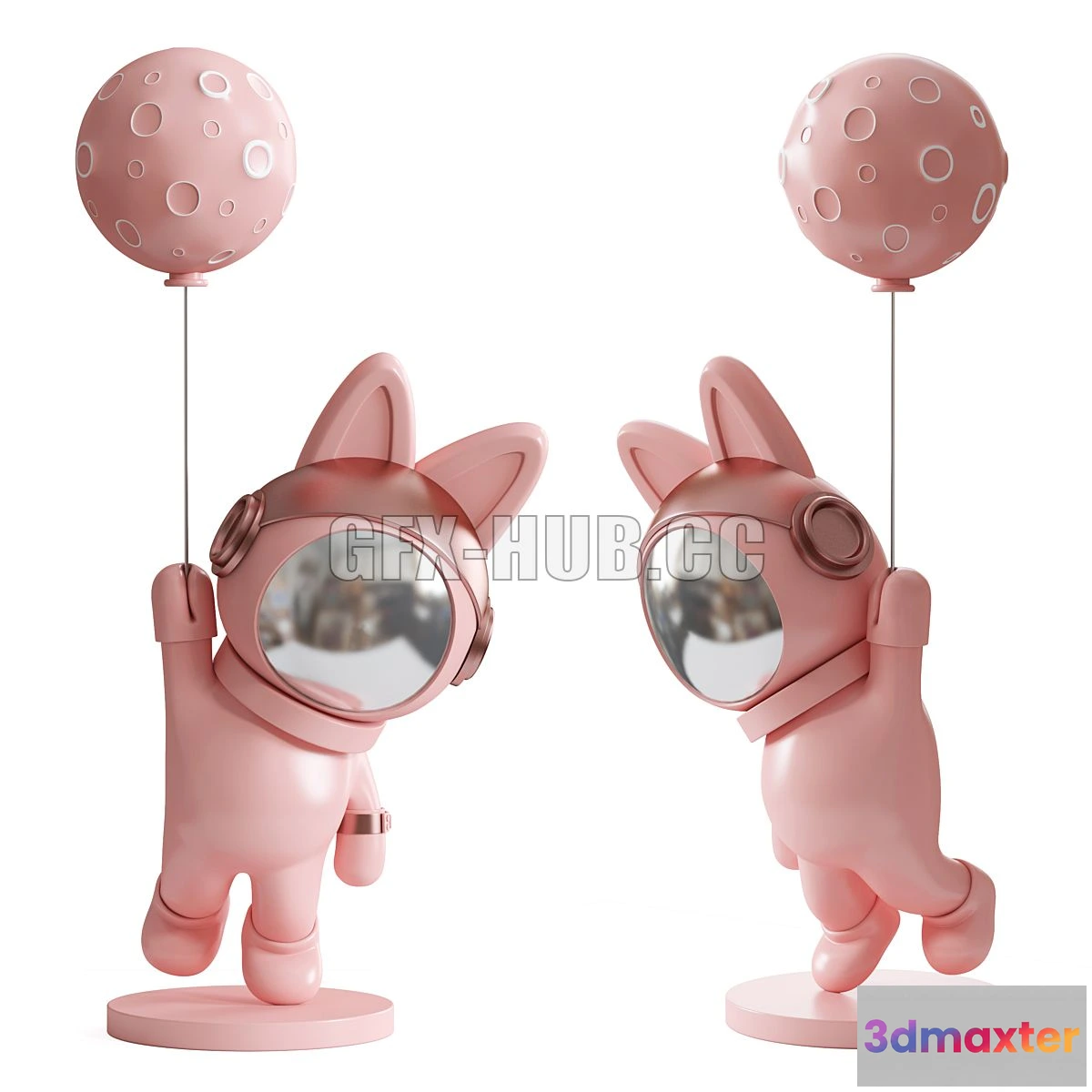 1554773 - Astronaut sculpture 3D Max