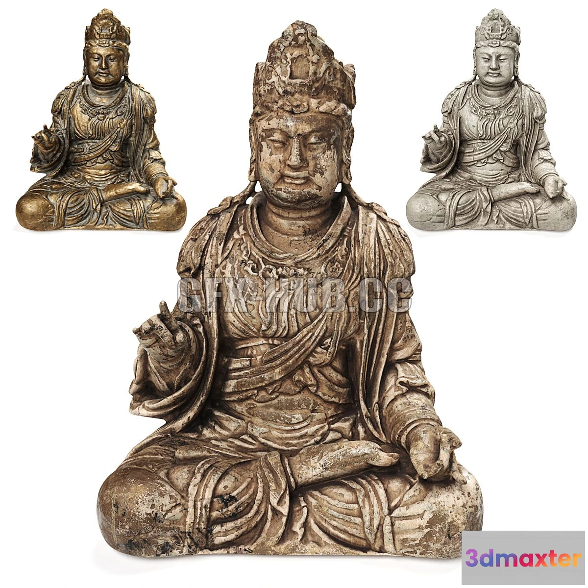 1554833 - Buddha bodhisattva chinese 3D Max