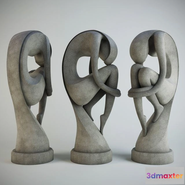 1557679 - Sculpture stone concrete 3D Max