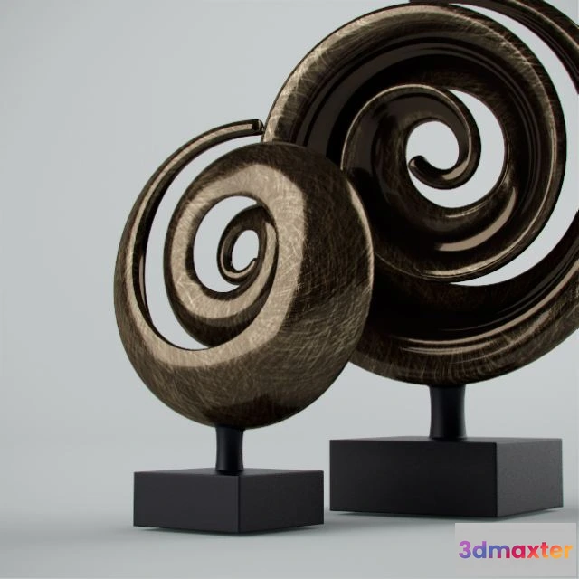 1558575 - helix sculptures 3D Max