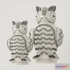 1558603 - owl ceramic sculptures 3D Max