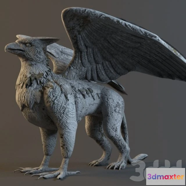 1559807 - Sculpture Griffin 3D Max