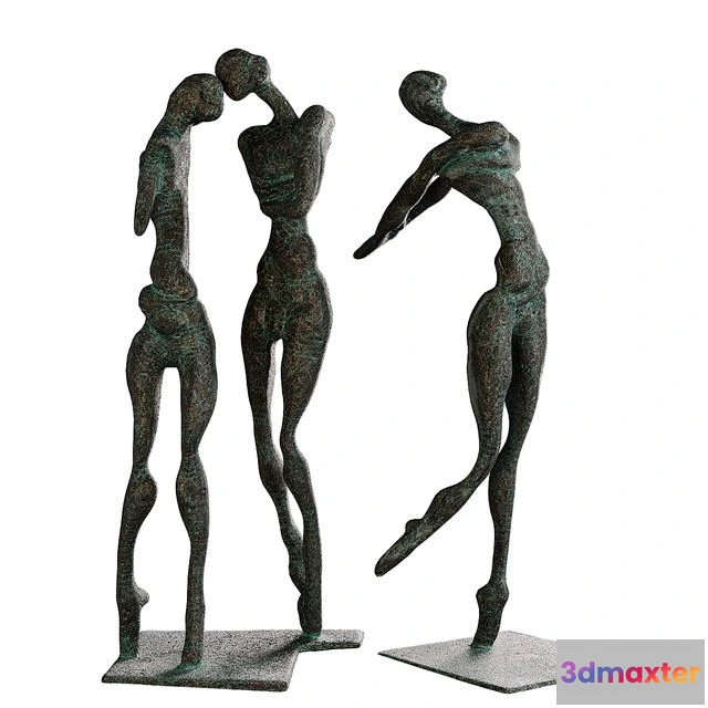 1562532 - Sculpture Three Graces 3D Max