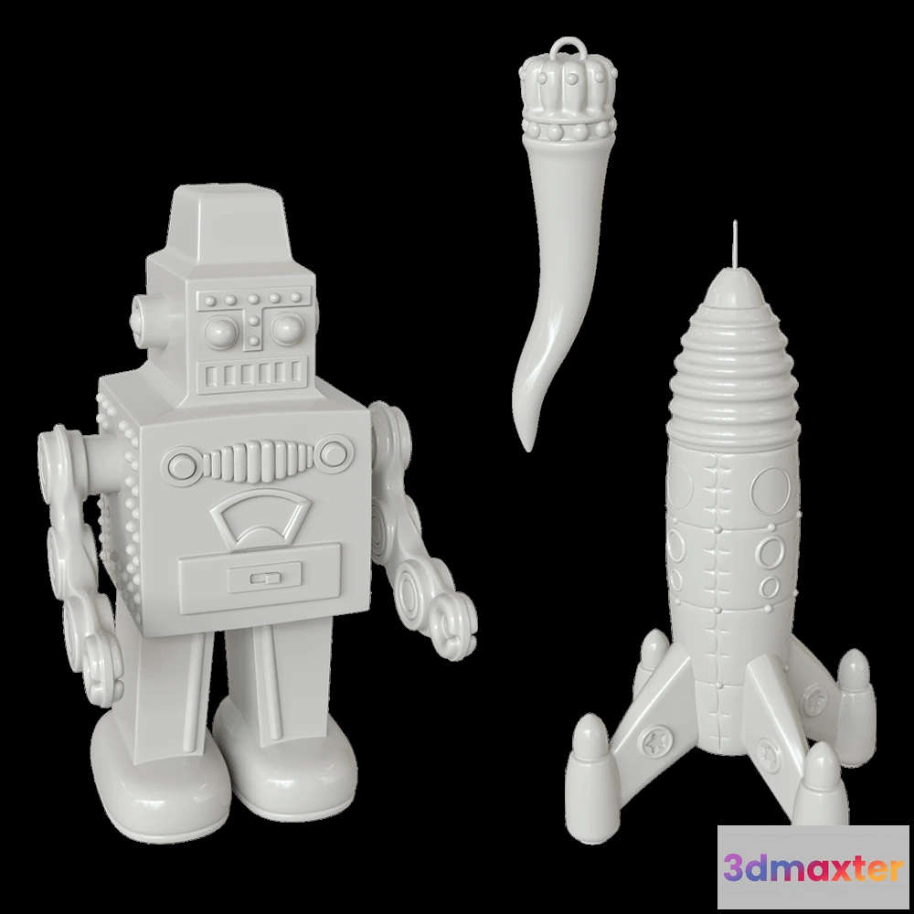 1608330 - SELETTI - Collection Memorabilia 1 3D Max