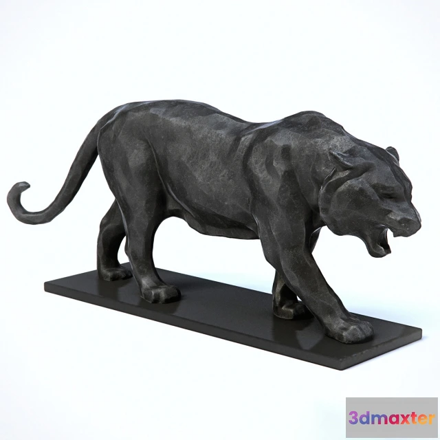 1608392 - decoration - Sculpture Tiger 3D Max