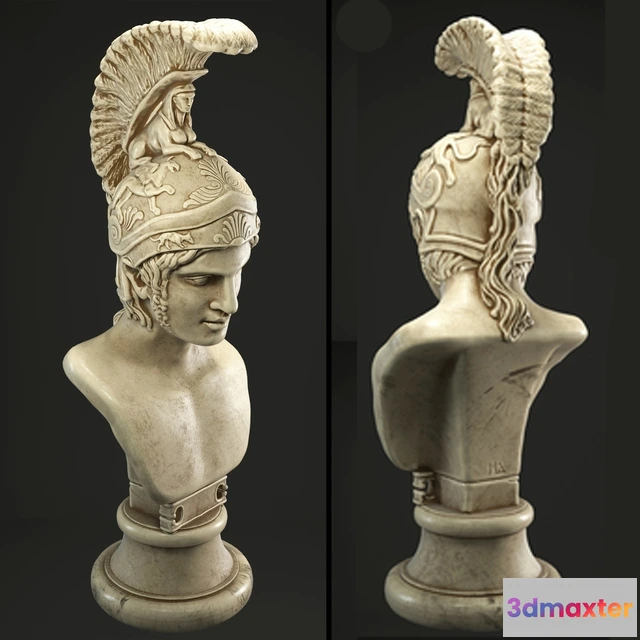 1608406 - decoration - Bust Ares sculpture 3D Max