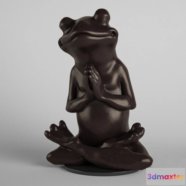 1608410 - decoration - Frog Yogi 3D Max