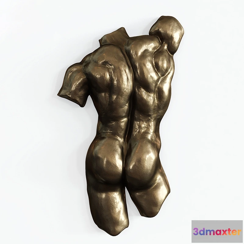 1608422 - decoration - Nude Torso Wall Sculptures 3D Max