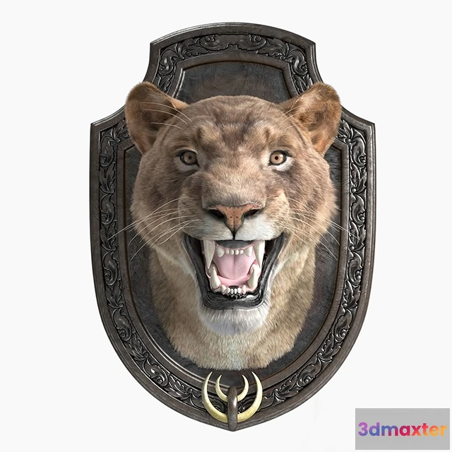 1608436 - decoration - Lion sculpture 8 3D Max