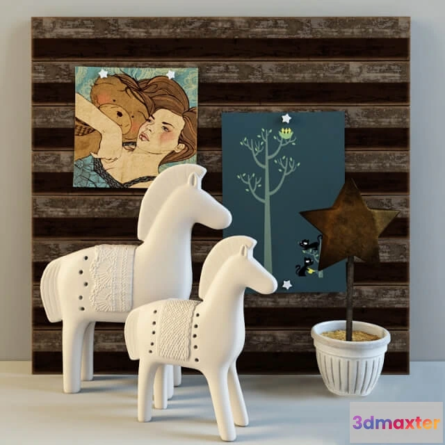 1608460 - decoration - Horses 489 3D Max