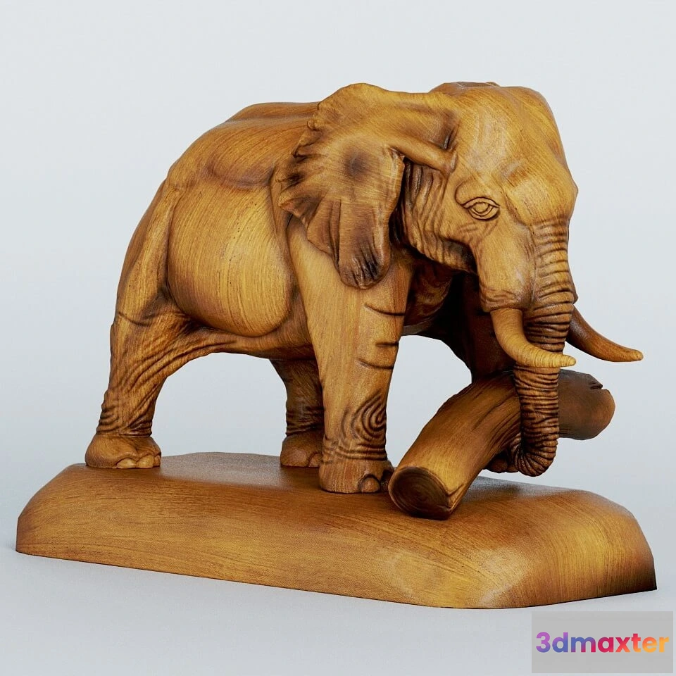 1608478 - decoration - Elephant 012 3D Max