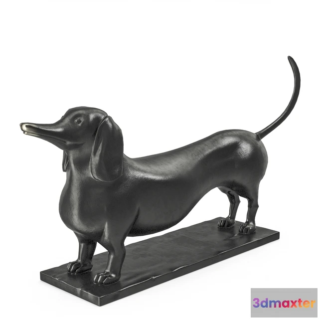 1608516 - decoration - Eichholtz Dachshund 3D Max