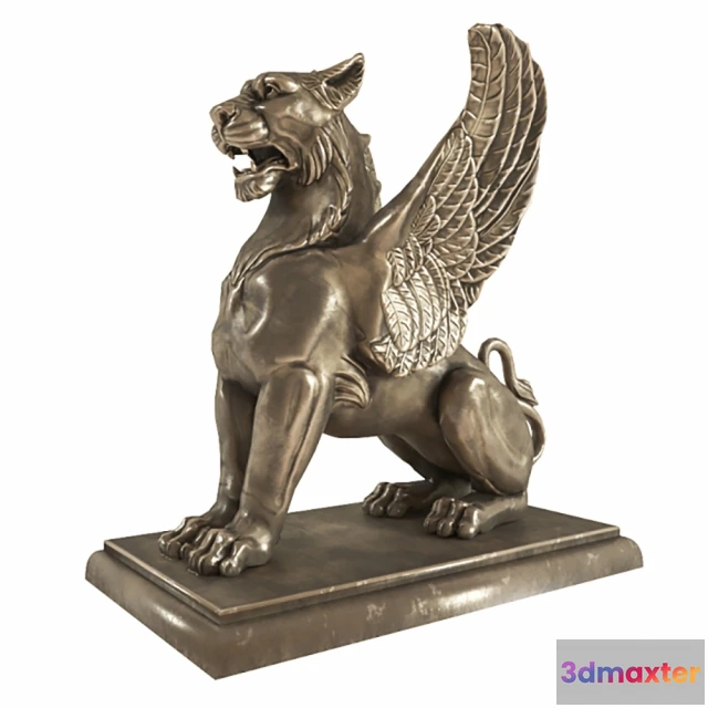 1608556 - decoration - Winged Lion 3D Max