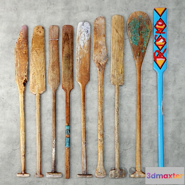 1608568 - decoration - Oars Like Lodka 2 3D Max