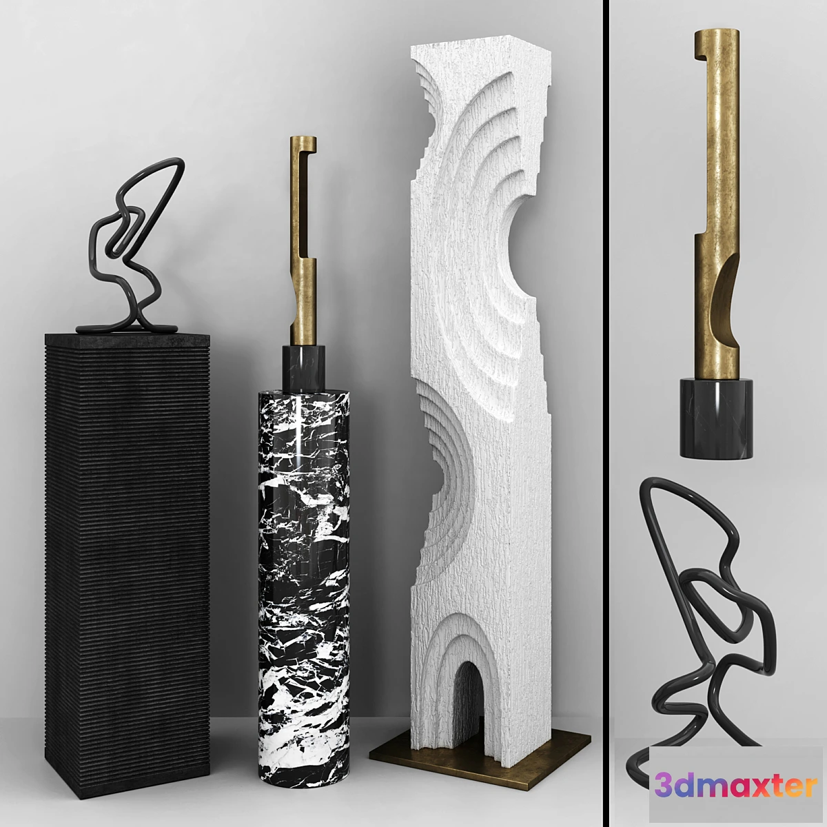 548241 - Sculptures on a pedestal Kelly Wearstler 01