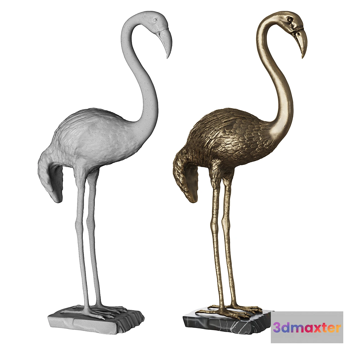 551123 - Bronze Heron Samargue by Marie Martin