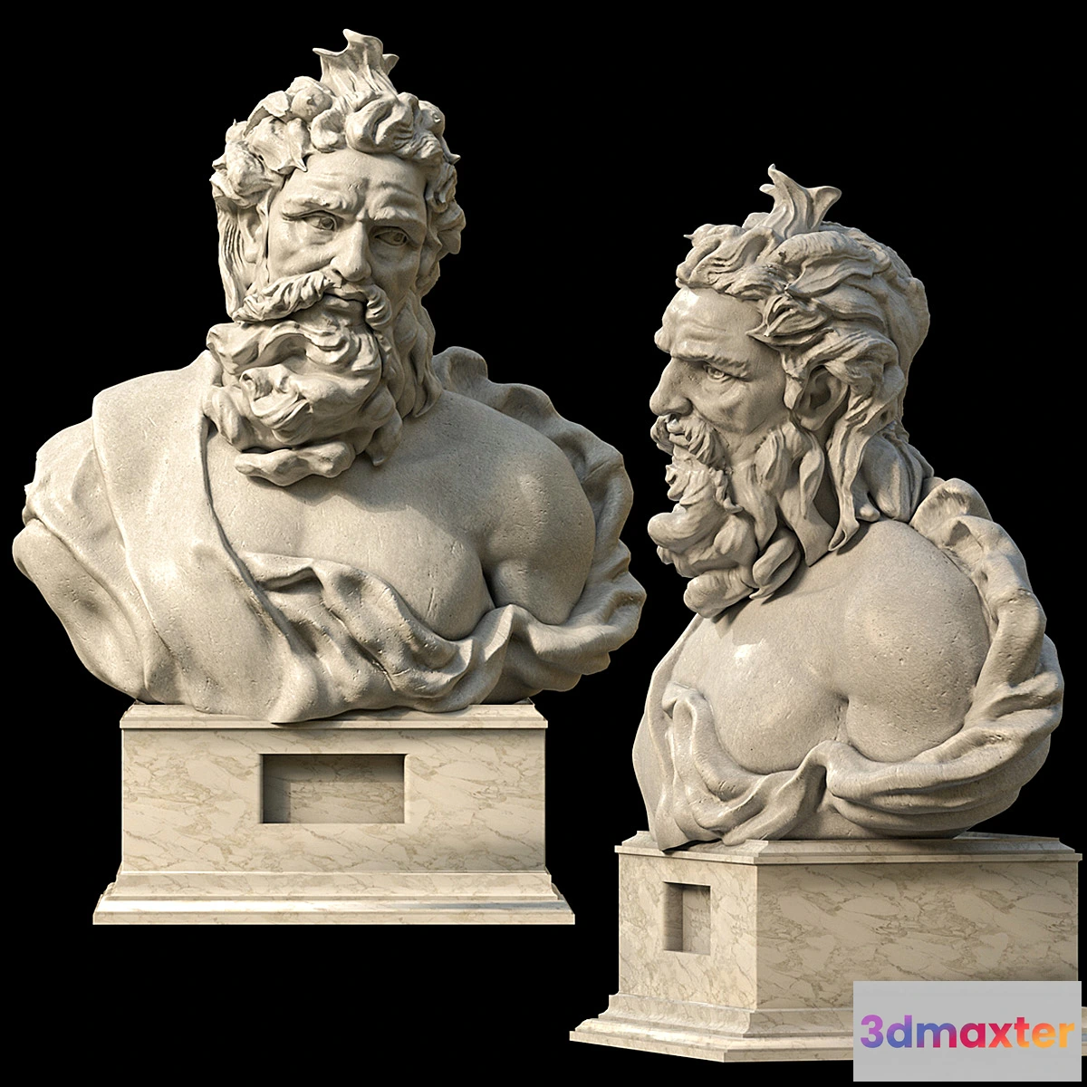 551195 - Bust of Neptune