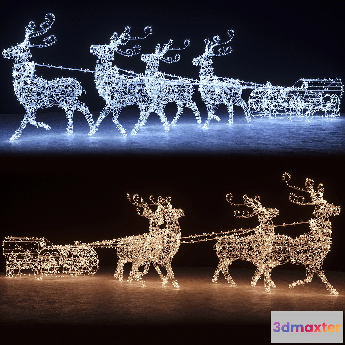 551241 - Garland with reindeer from garlands