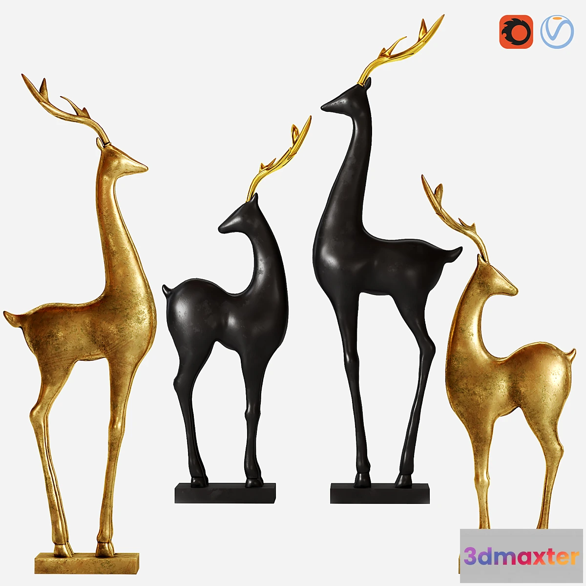 551323 - Deer_statue