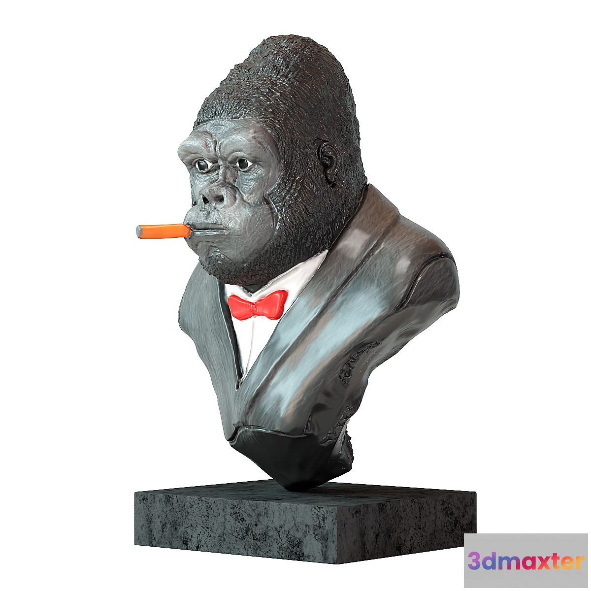 551337 - Deco object smoking gorilla