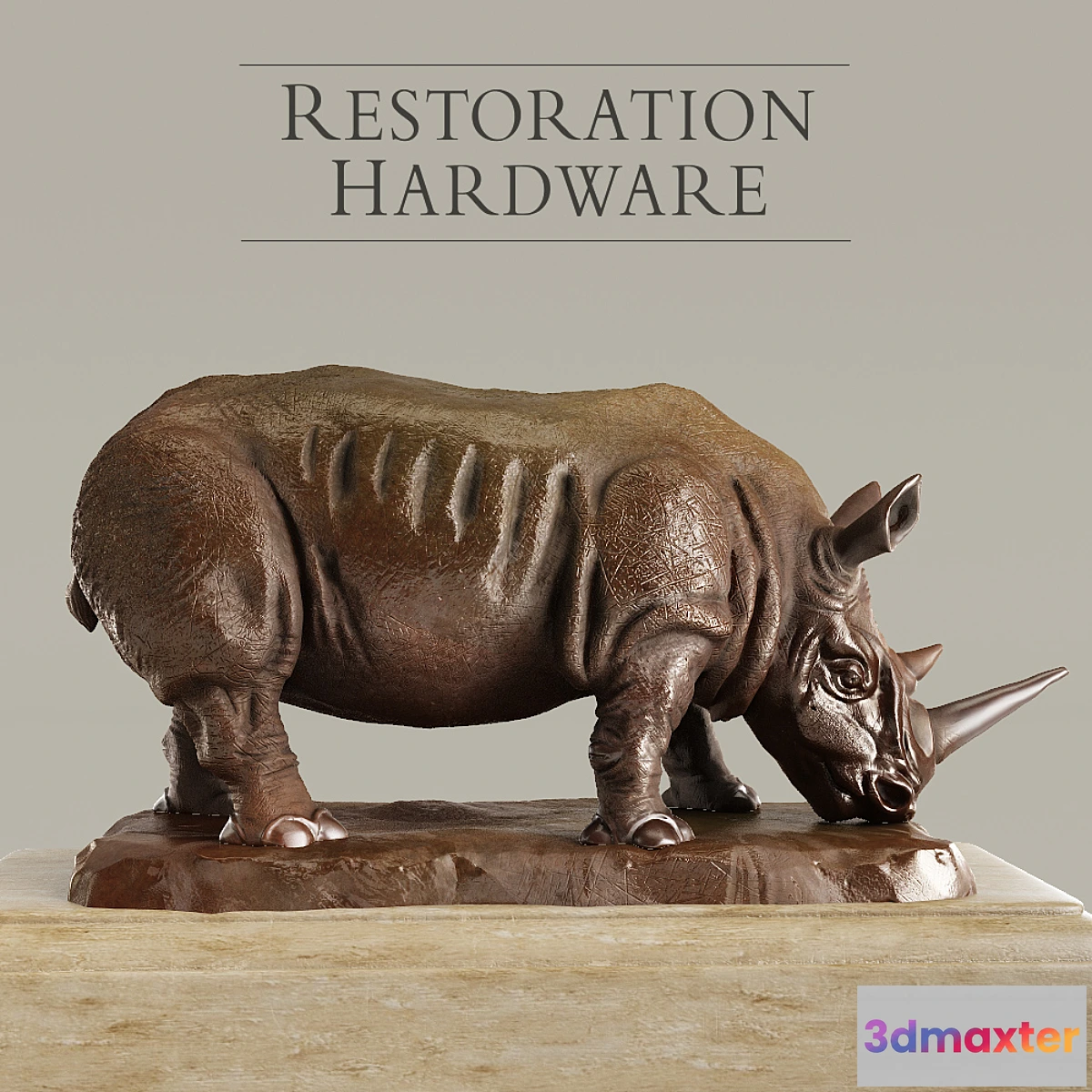 579344 - RH Bronze Rhino