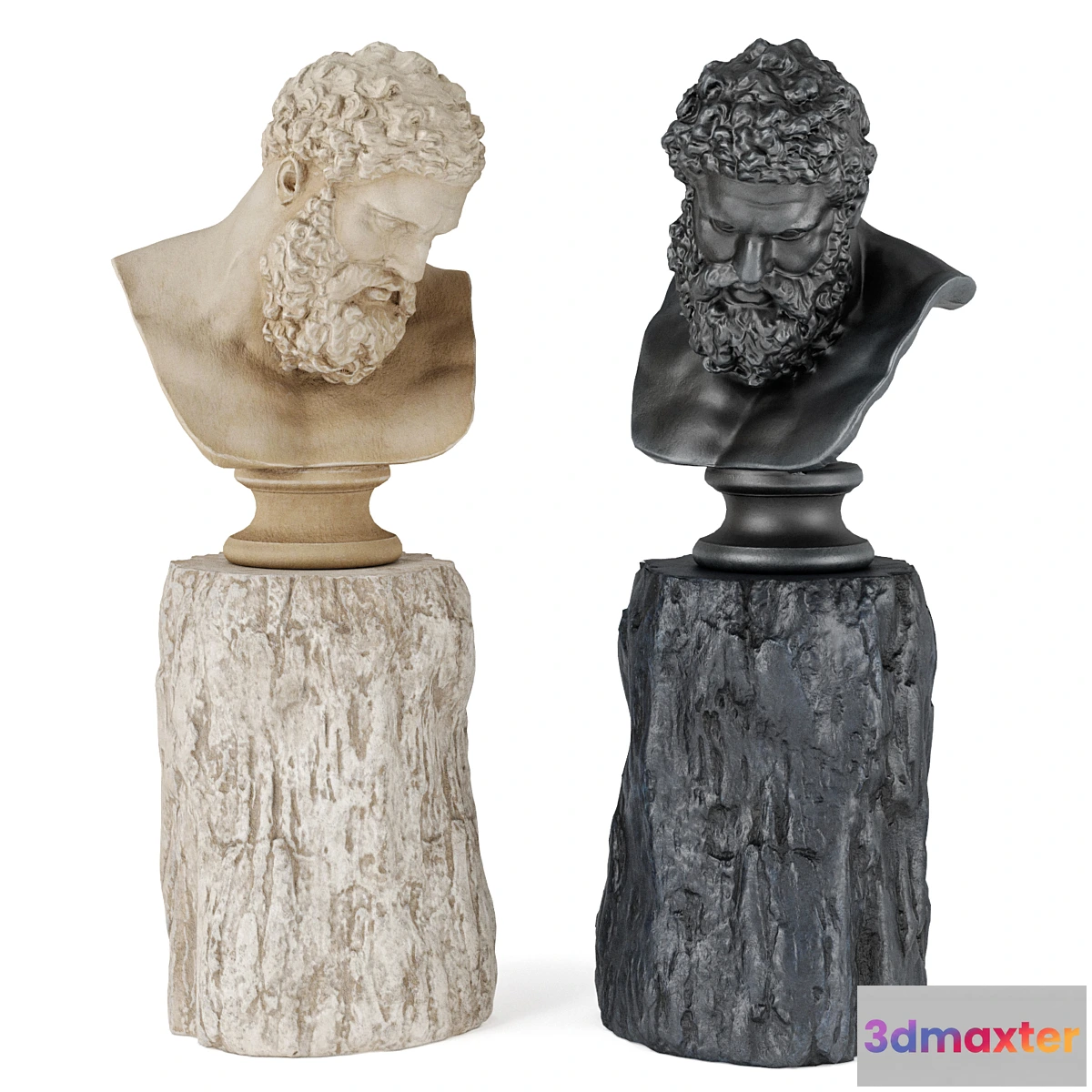 591668 - Hercules head sculpture