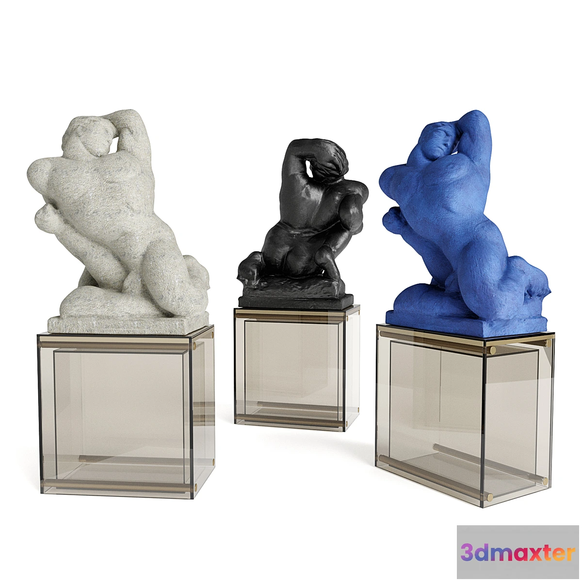 591912 - Sitting Hercules sculpture