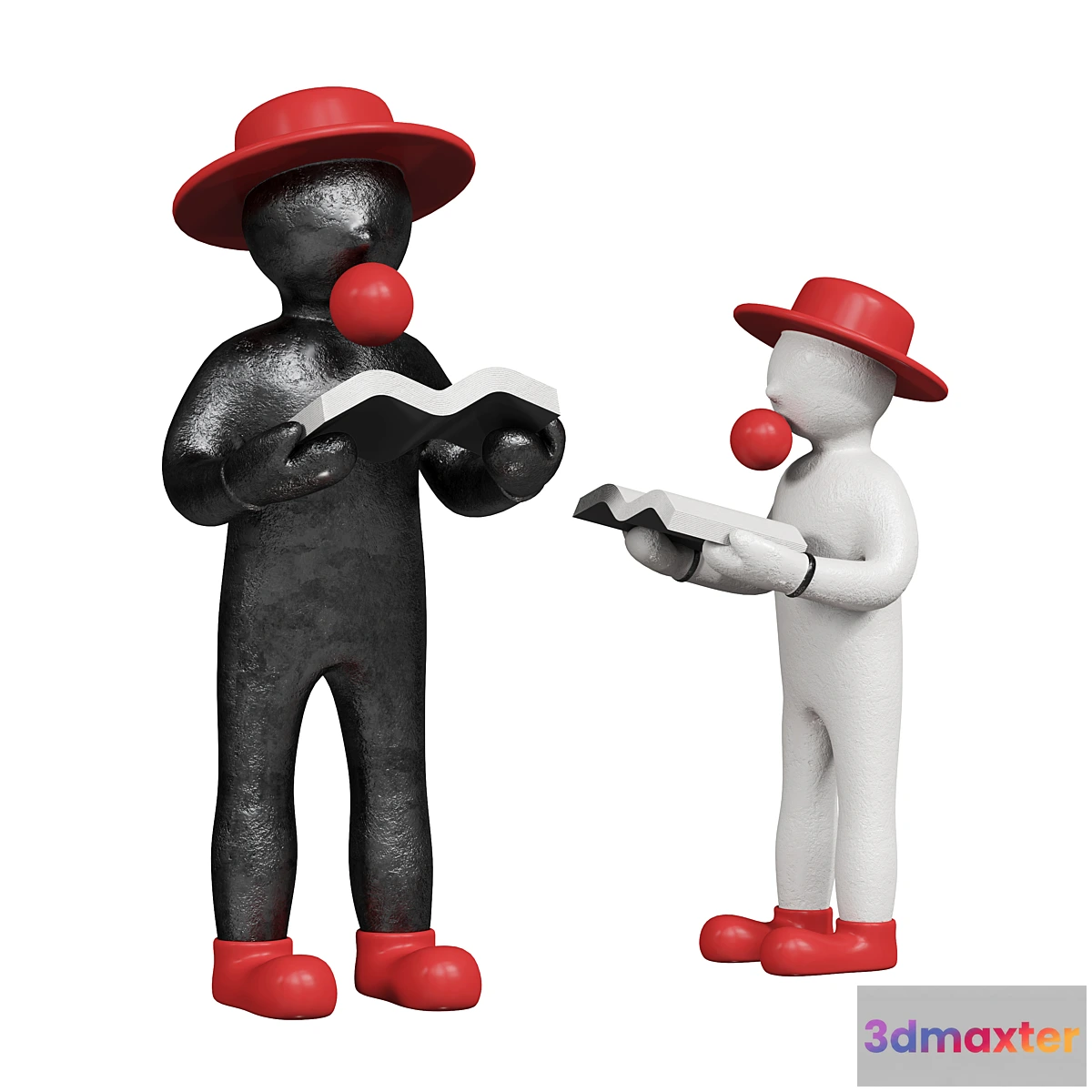 591994 - Reading Red Hat Man Decor