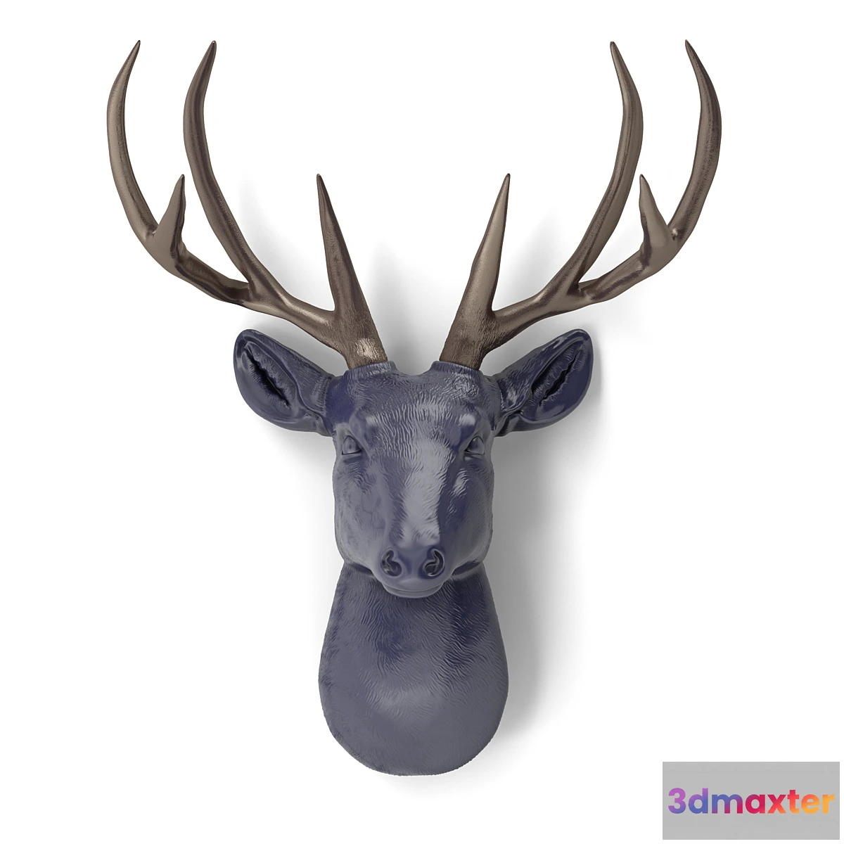 592538 - Decorative deer head in 4 colors