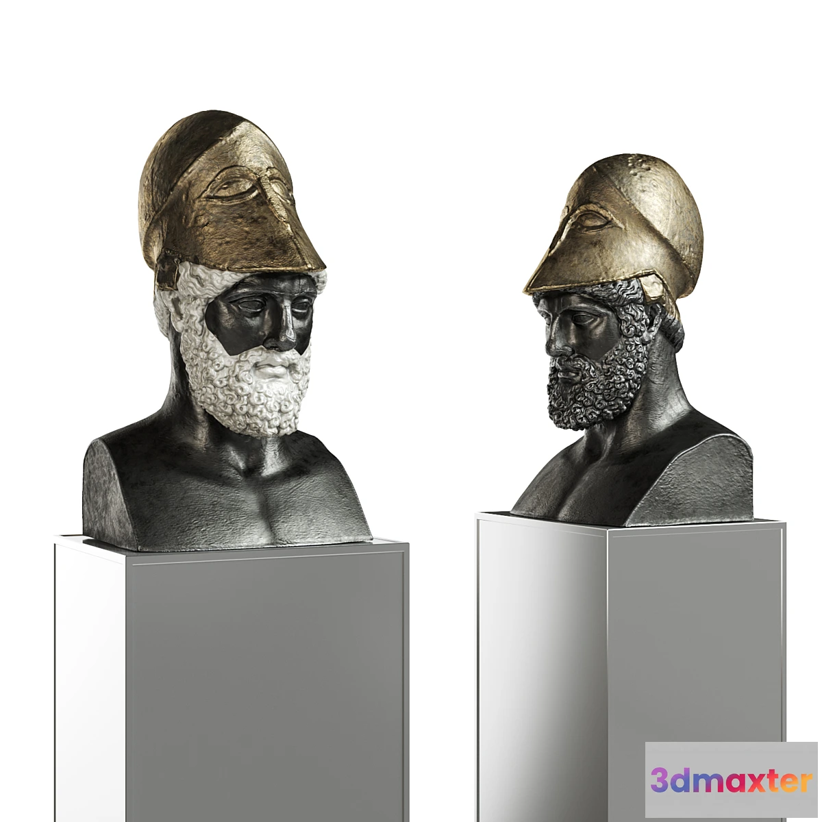 593468 - Pericles bust classic black and white