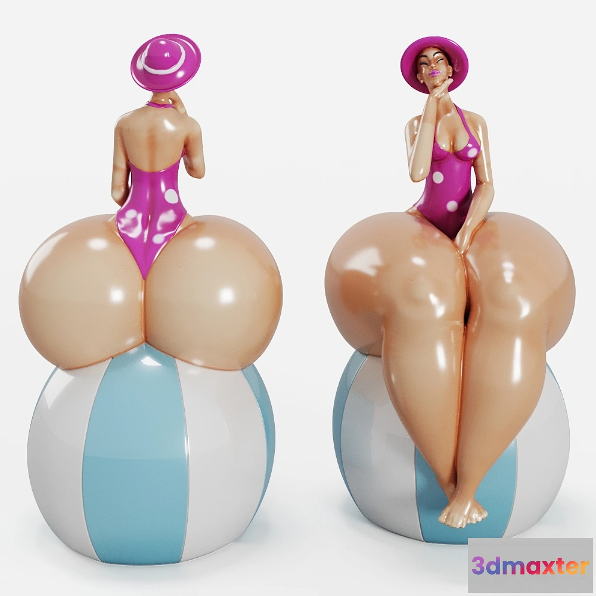 594702 - Beautiful Chubby Woman Figurine