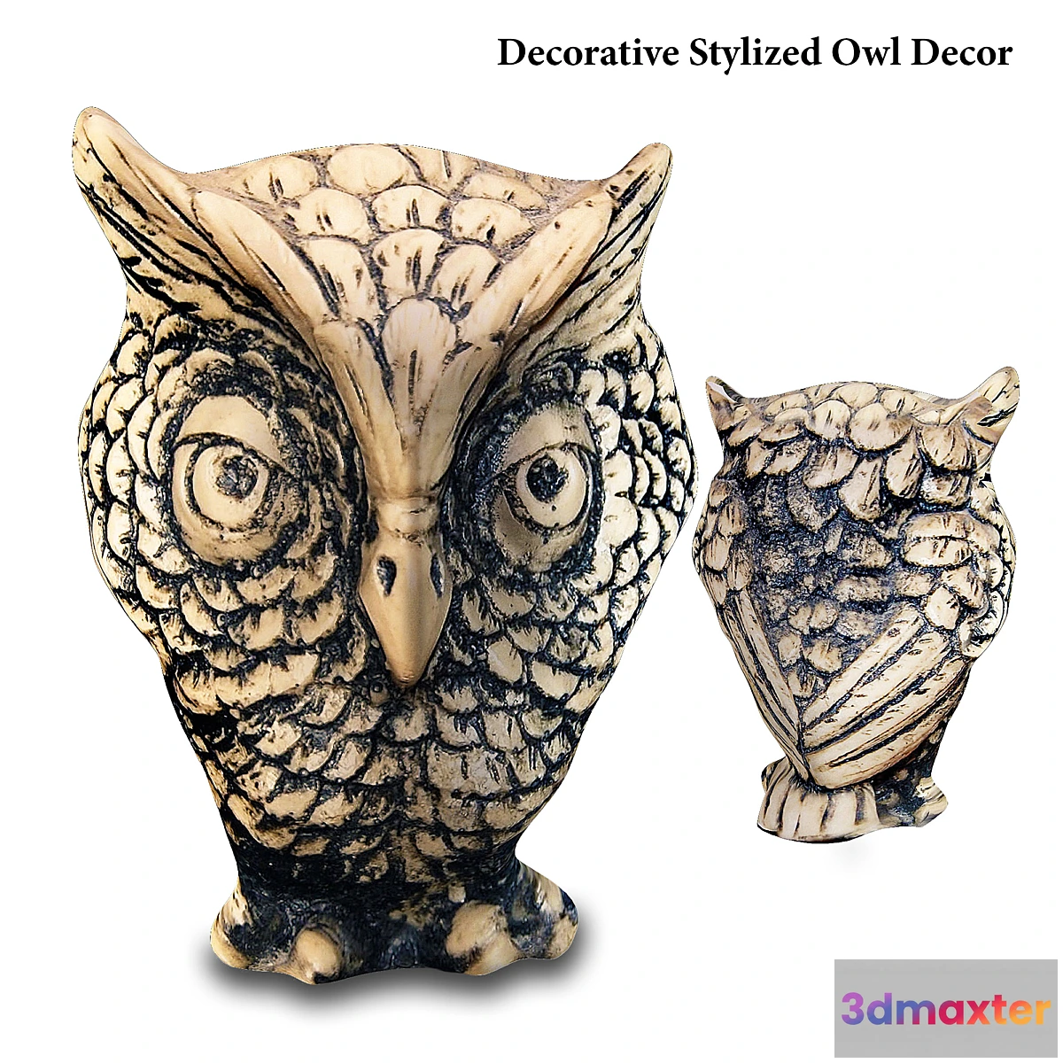 659615 - MaceSpace - Decorative Stylized Owl Decor