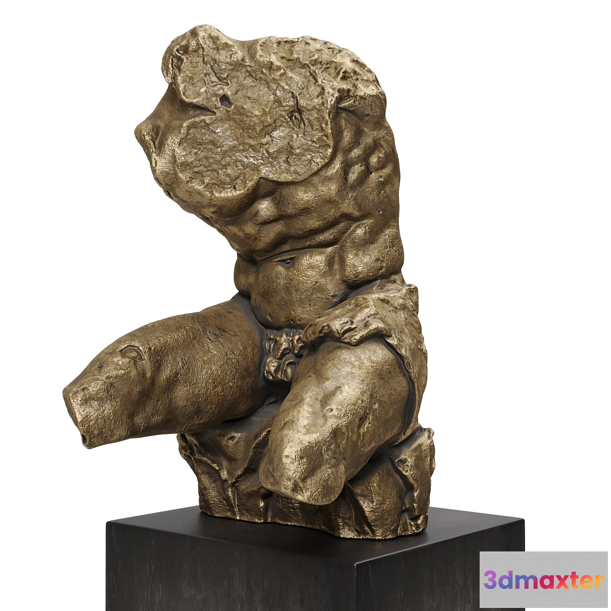 681270 - Belvedere Torso sculpture bronze