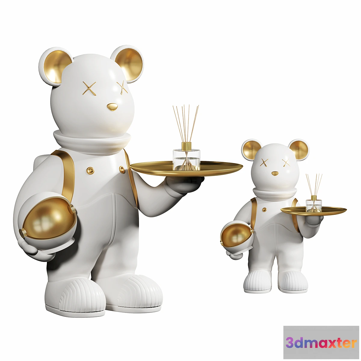 703248 - space bear ceramic ornaments