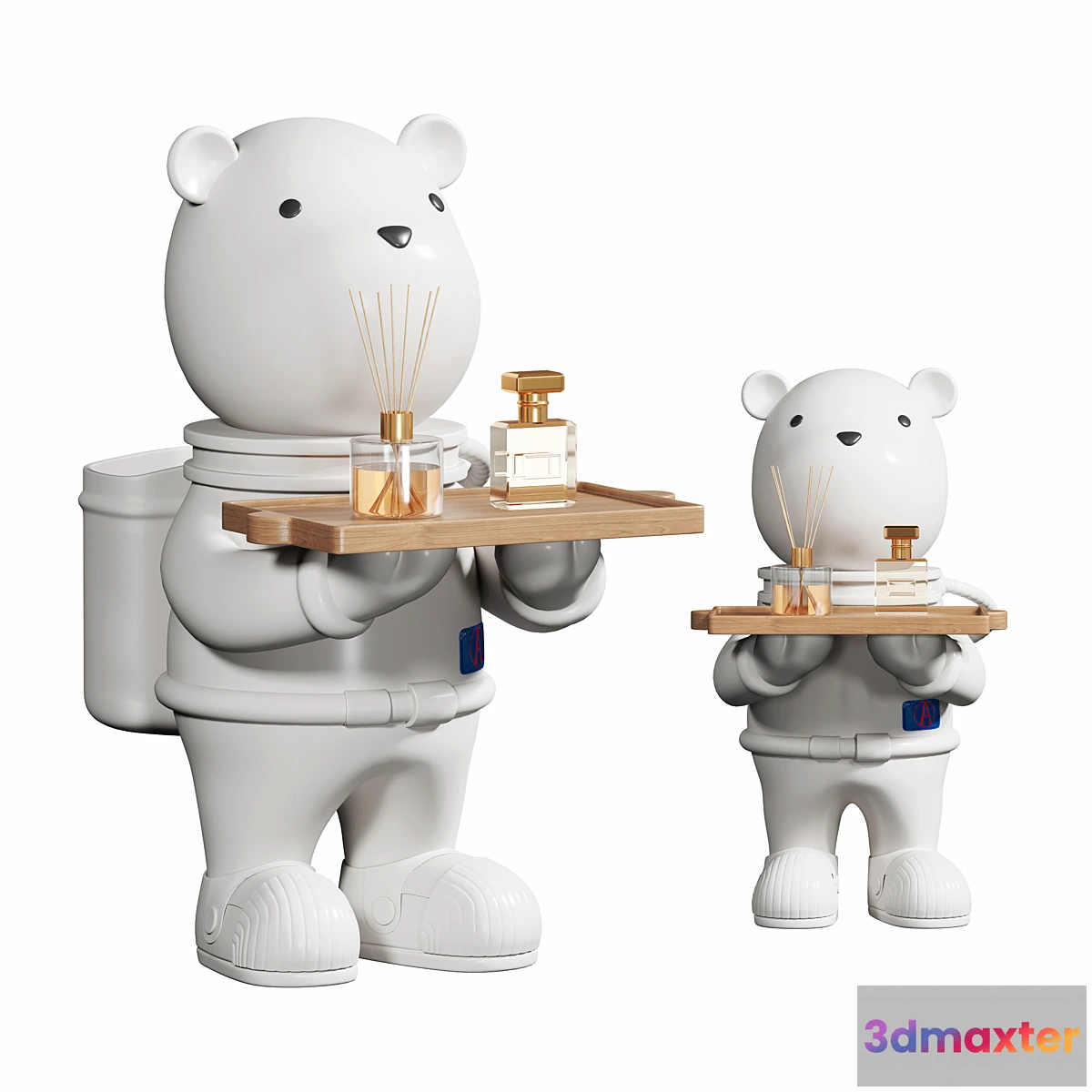 703252 - Space bear ornaments ceramic