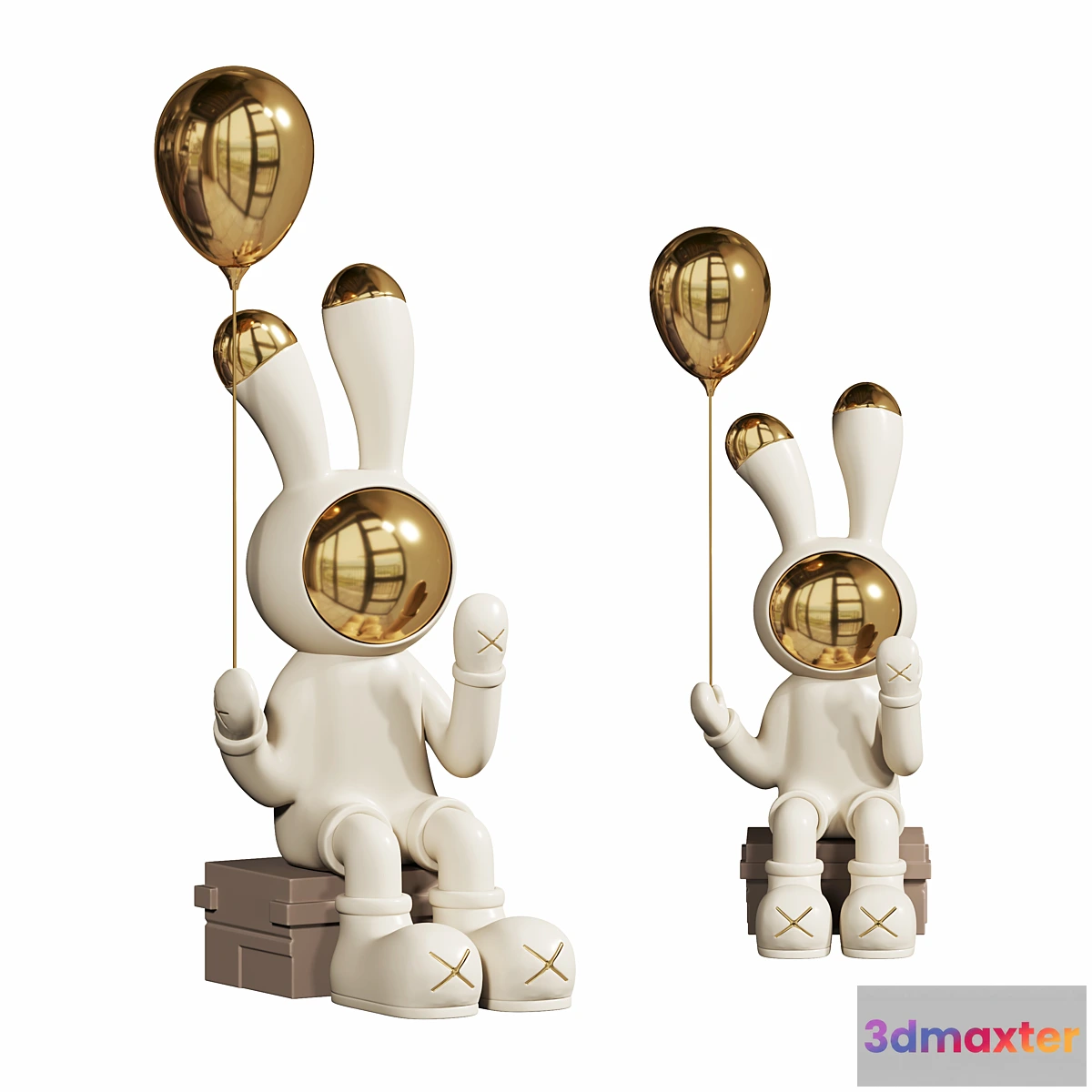 703254 - Rabbit Handicraft Decoration Sculpture - No.2