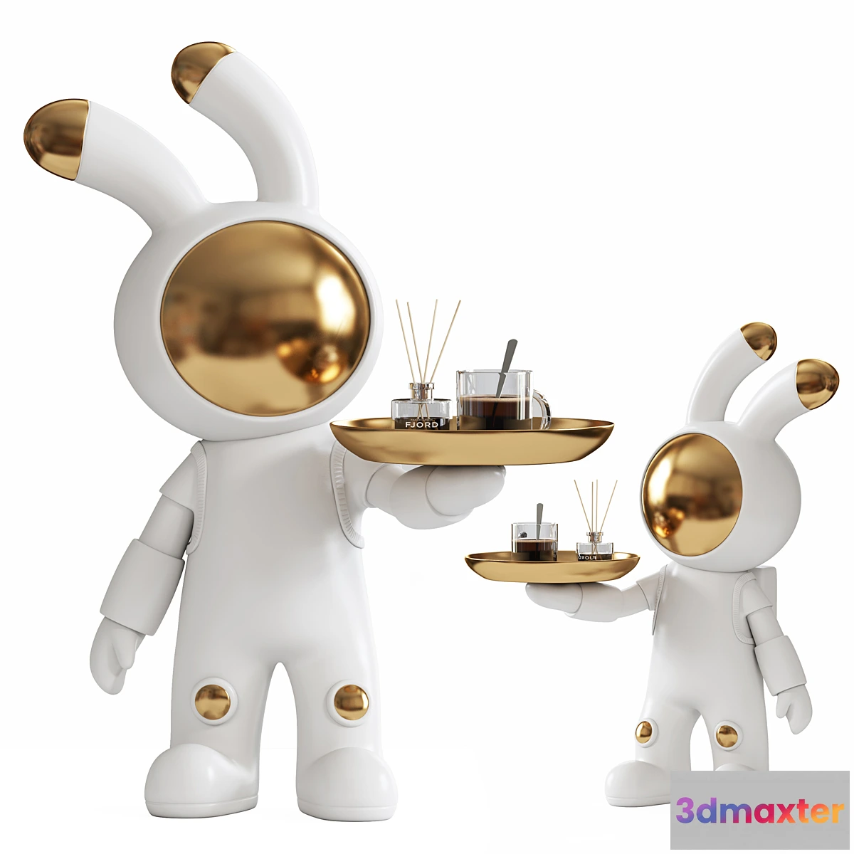 770165 - Rabbit Handicraft Decoration Sculpture - No.3